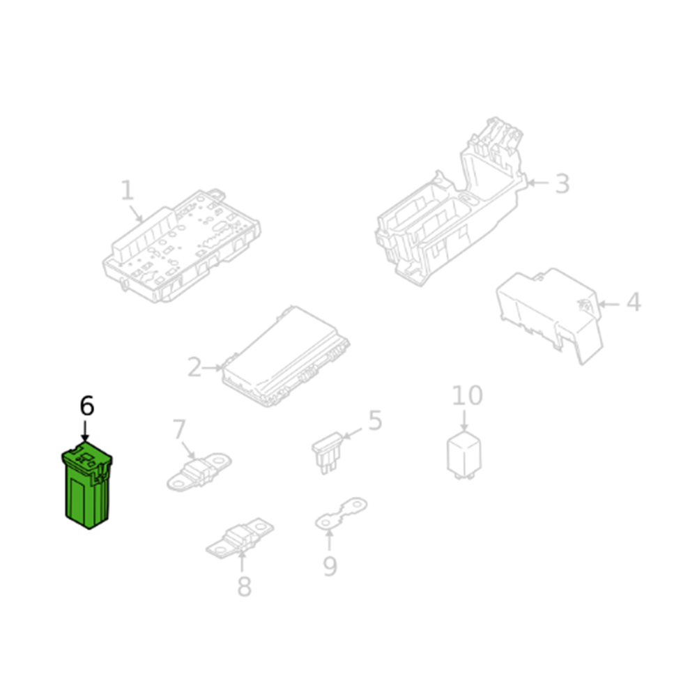 Opel Astra K Büyük Kutu Sigorta 30 Amp. Gm Orjinal 1238305