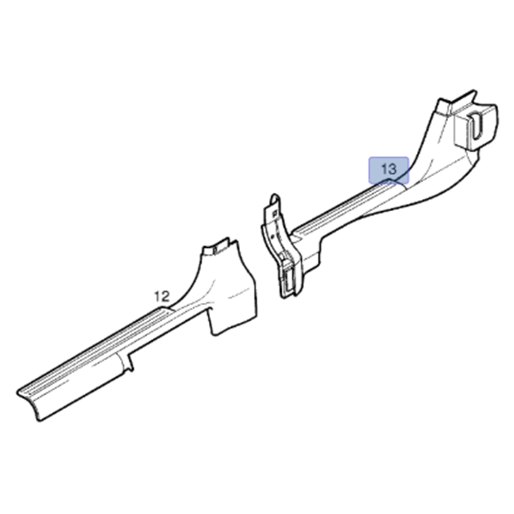 Opel Combo C Sağ Arka Marşpiyel Eşiği İç Bakaliti Gm Orijinal 13231098