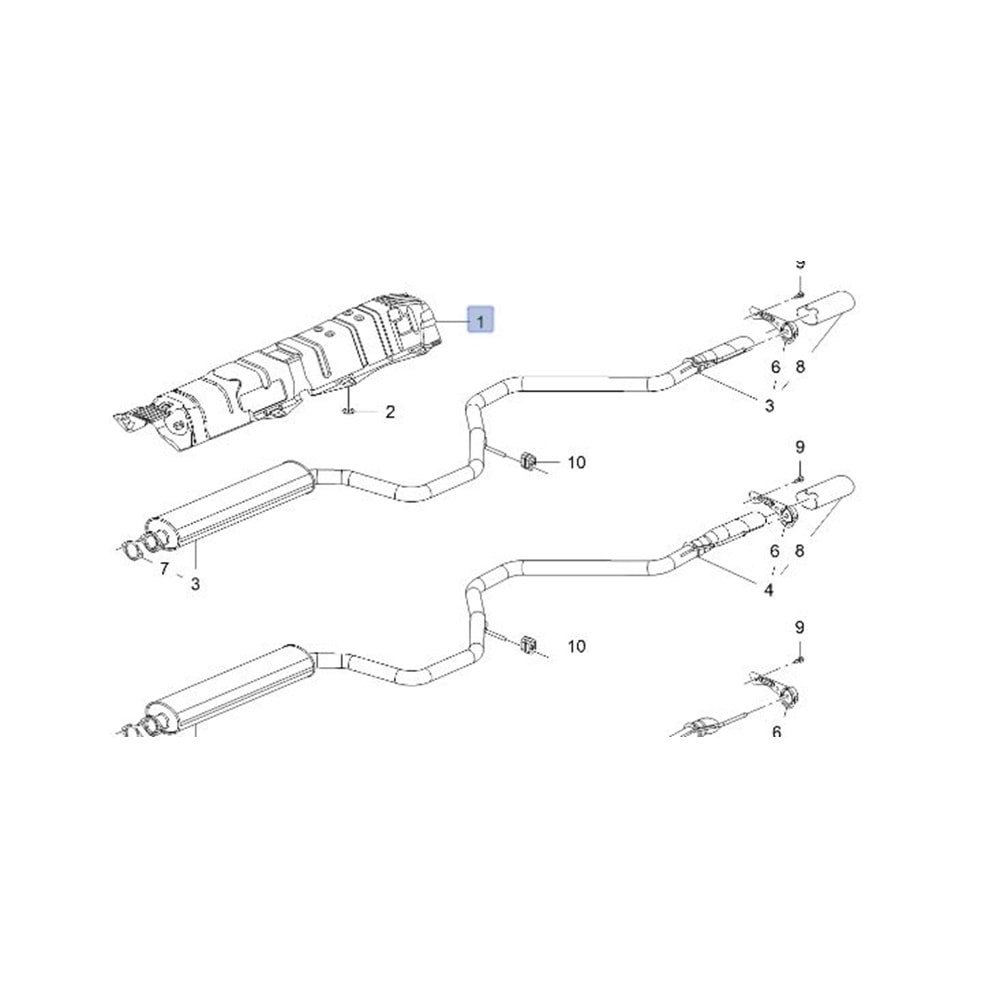 Opel İnsignia A Eksoz Koruma Sacı Gm Orjinal 13238804