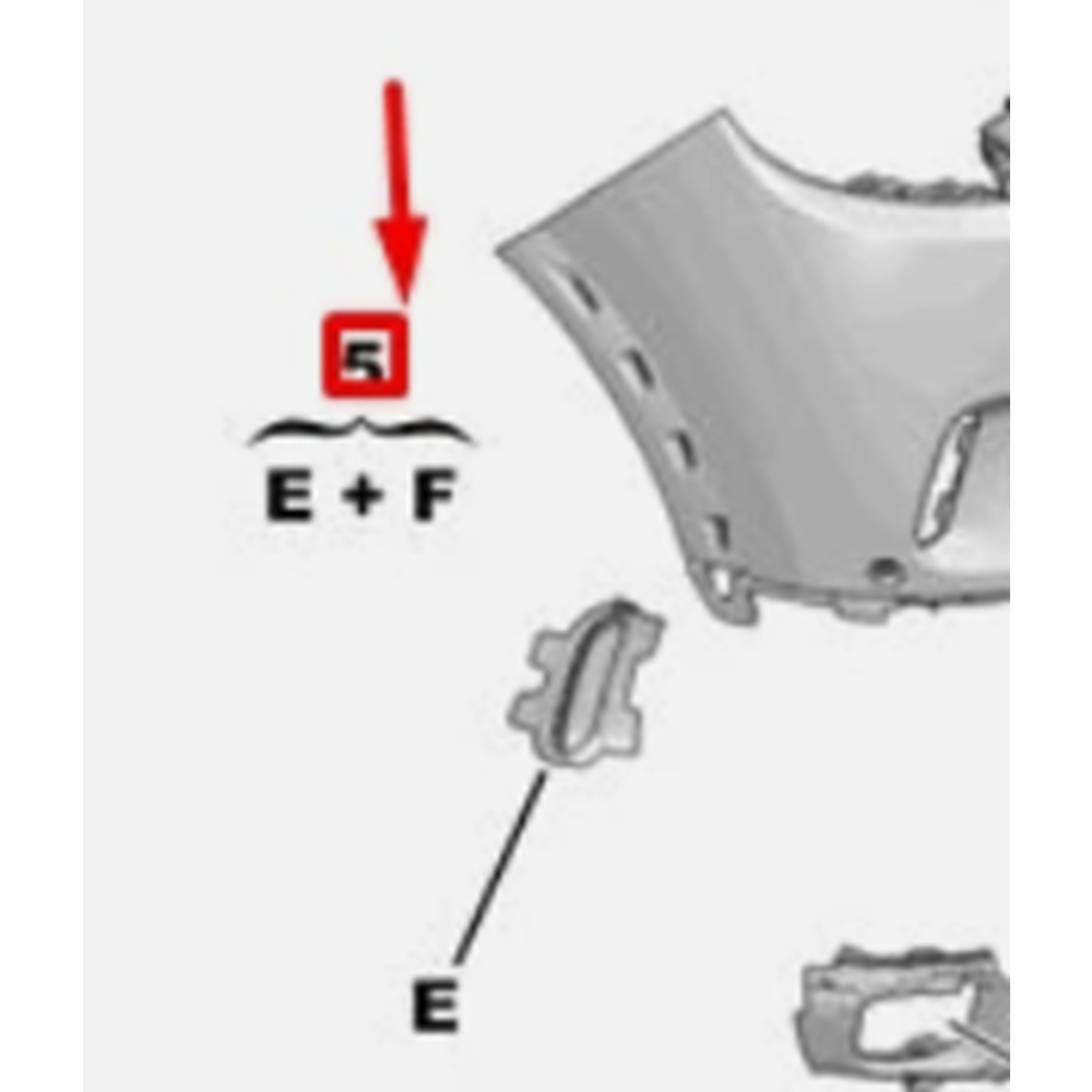 Citroen C5 Aircross I Tampon Bağlantı Braketi Psa Orjinal 1638954280