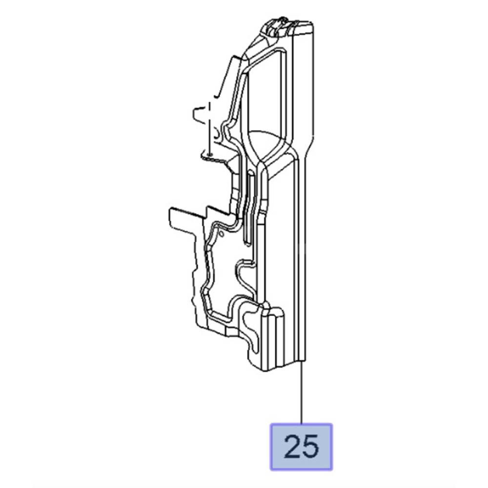 Opel İnsignia A A13D A20DTH Radyatör Sol Deflektörü Gm Orjinal 1312331