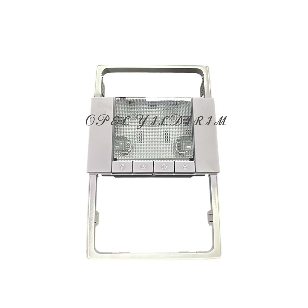 Opel Vectra C 4 Düğmeli Ön Tavan Lambası Gri Gm Orjinal 24447860