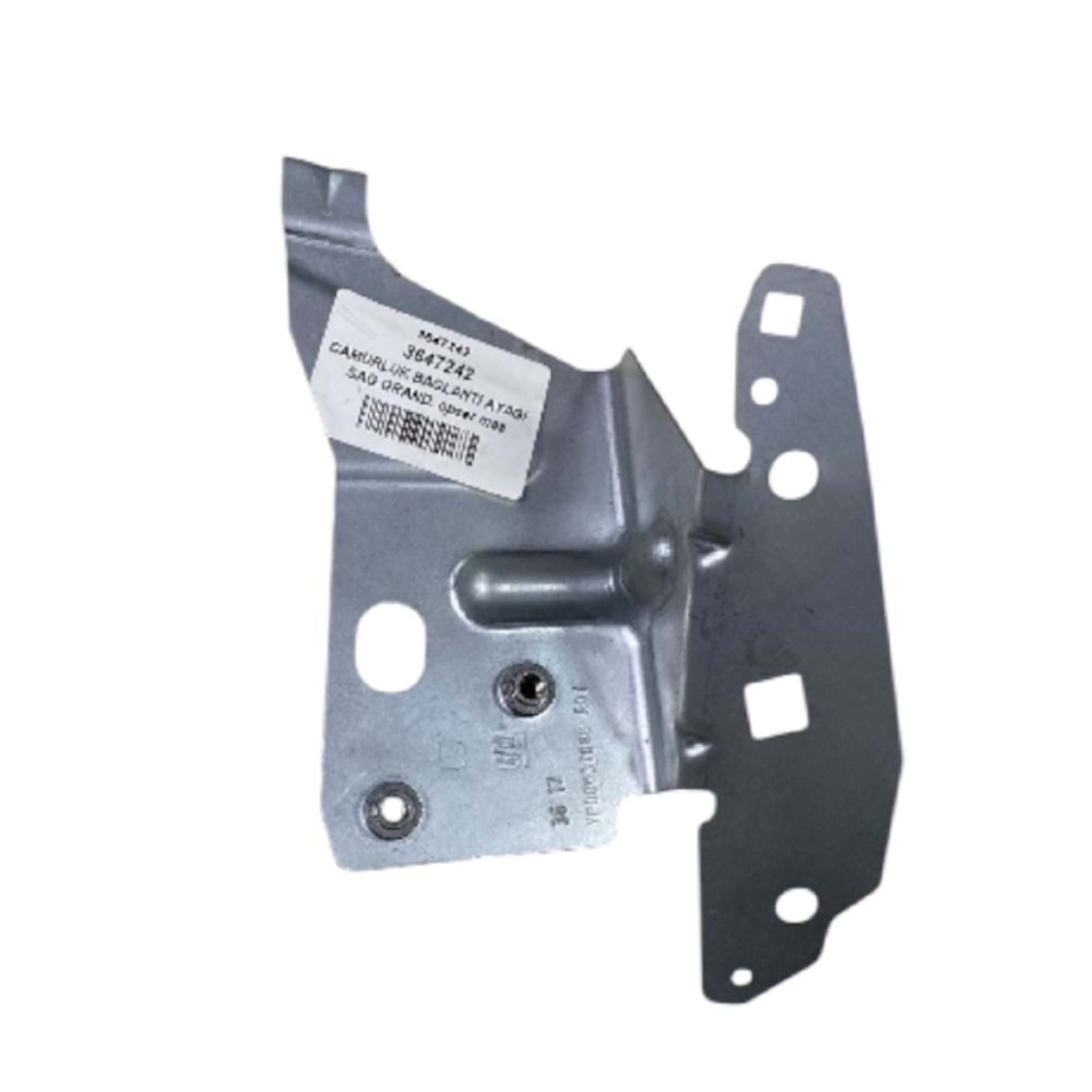 Opel Grandland X Sağ Ön Çamurluk Sac Plaka Gm Orjinal 3647242