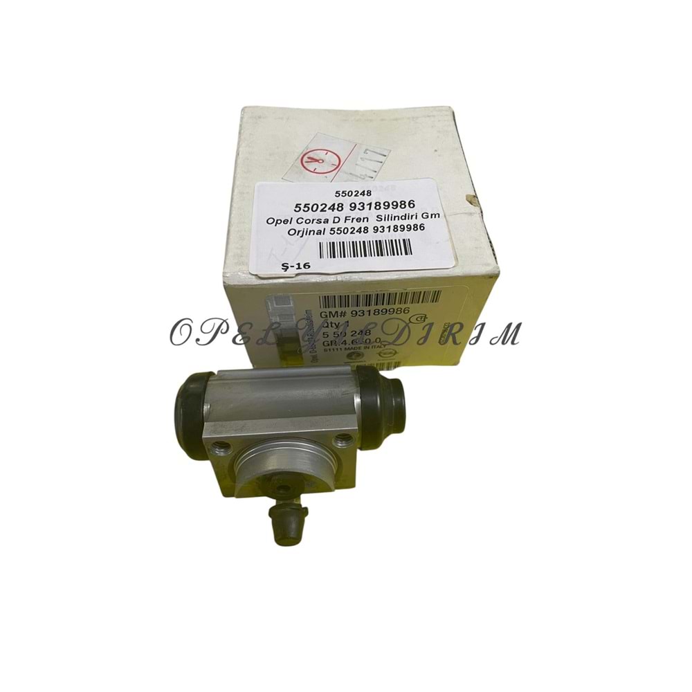 Opel Corsa D Fren Silindiri Gm Orjinal 550248
