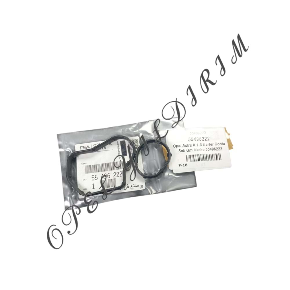 Opel Astra K 1.5 Yağ Soğutucu Conta Seti Gm Orjinal 55496222