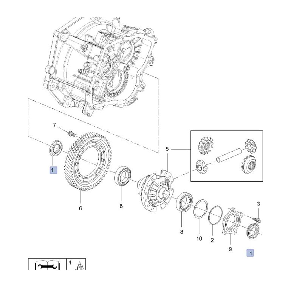 Opel İnsignia A Defransiyel Keçesi Gm Orjinal 55592318