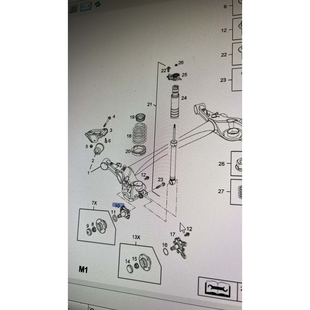 Opel Corsa D Arka Porya Kampanalı Psa Orjinal 55703580