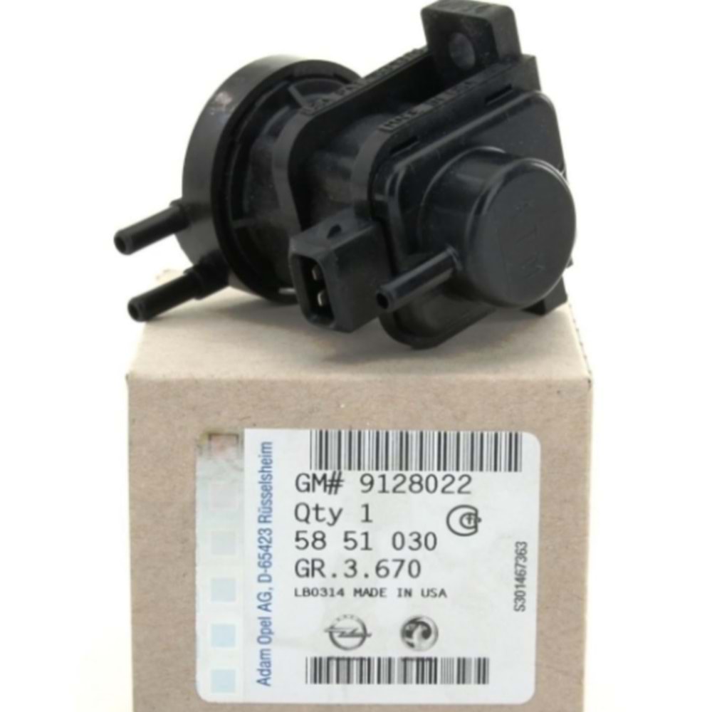 Opel Vectra B 2.0 Dizel Emme Manifolt Selenoid Valfi Gm Orjinal 9128022