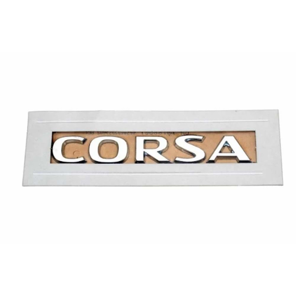 Opel Corsa D Arka Bagaj Corsa Yazısı Gm Orjinal 93188809