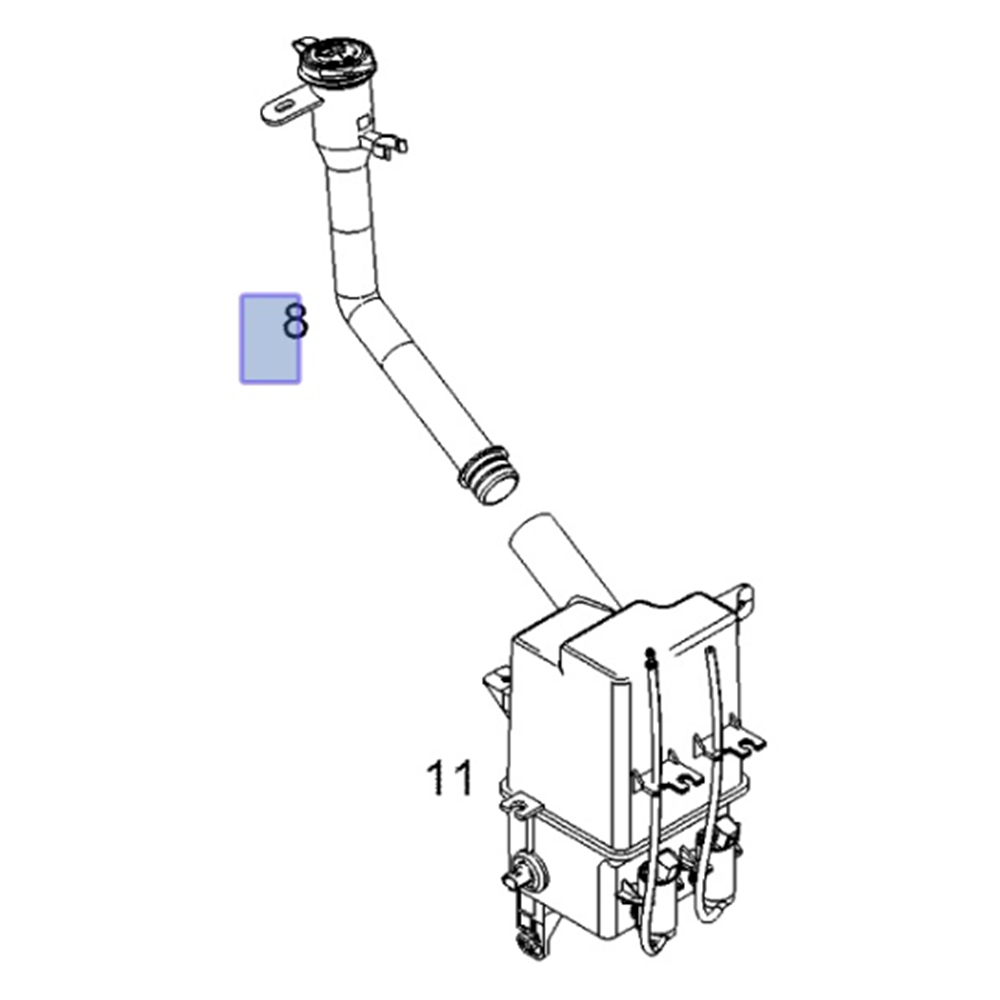 Chevrolet Captiva C140 Silecek Su Deposu Gm Orijinal 95260753