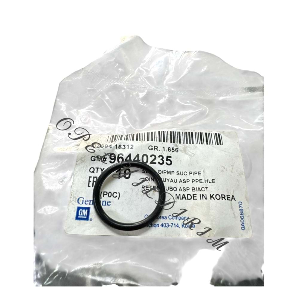 Chevrolet Captiva C100 Yağ Süzgeç Oringi Gm Orjinal 96440235