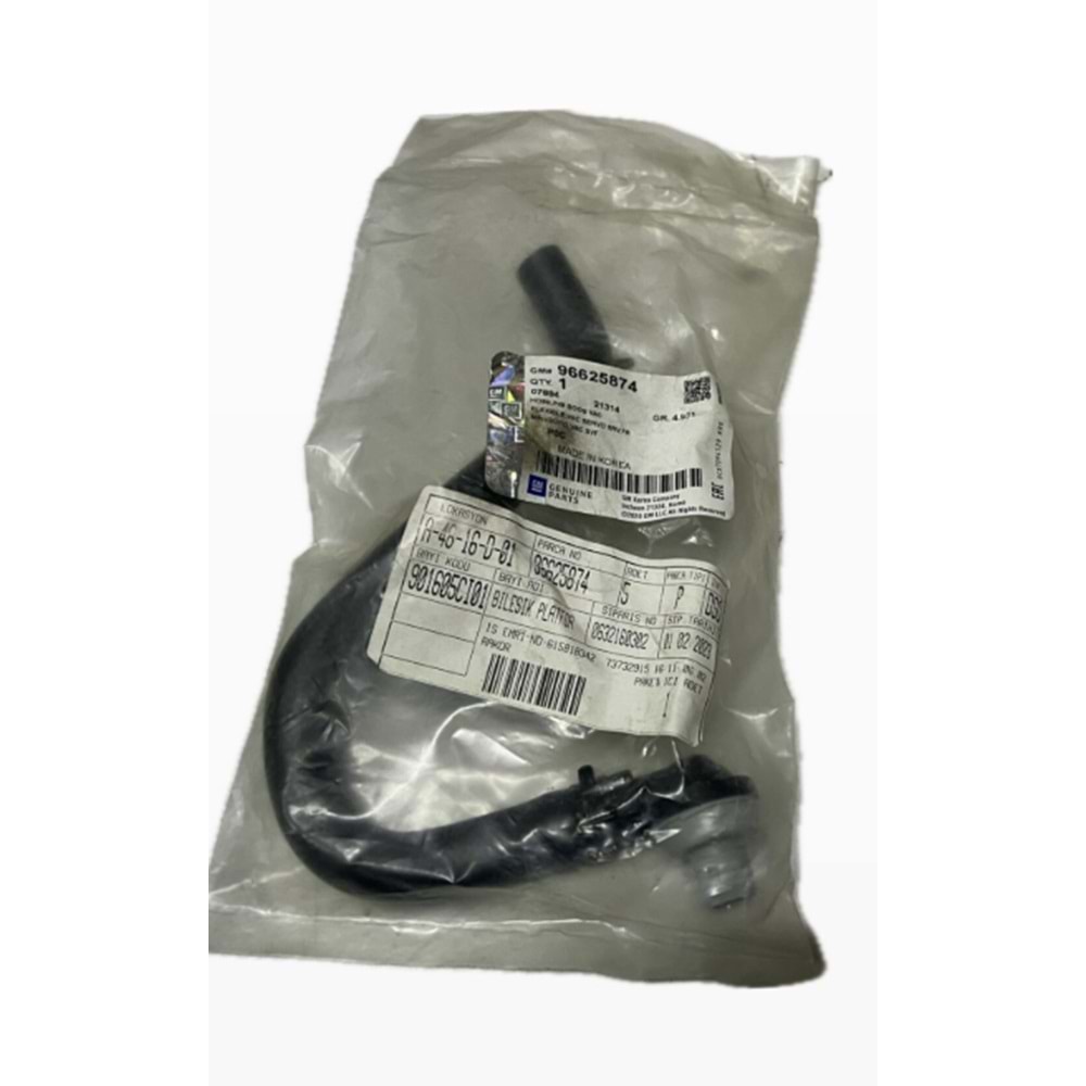 Chevrolet Captiva C100 Westinghouse Vakum Pompa Hortumu Gm Orjinal 96625874