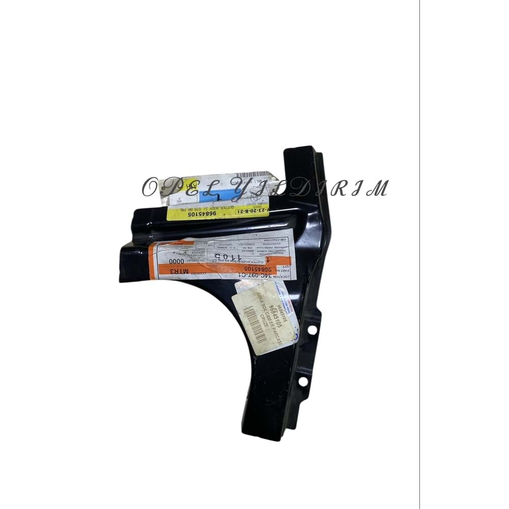 Chevrolet Cruze Sol Arka Cam Ek Parçası Gm Orjinal 96845105