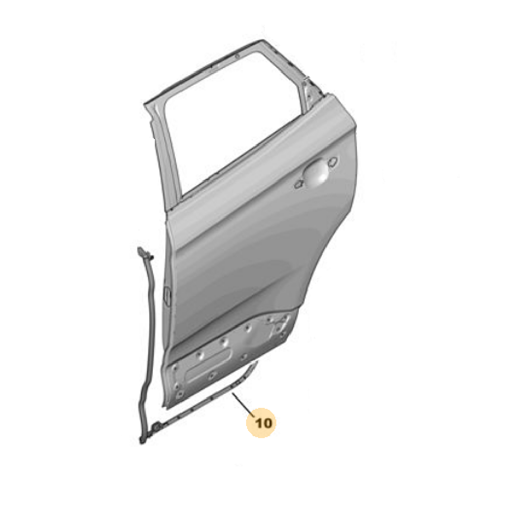 Opel Grandland X Sol Arka İç Kapı Fitili Gm Orjinal 9814992180