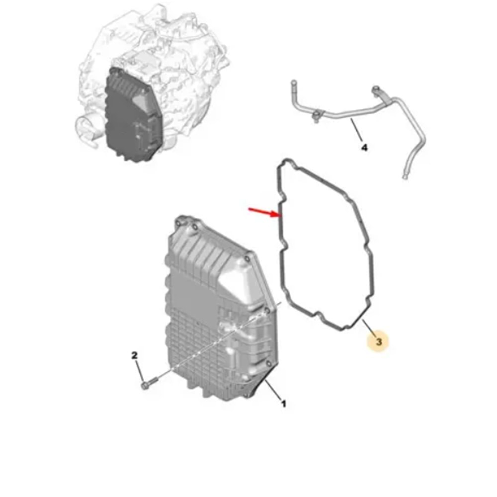 Opel Corsa F 1.2 Turbo Şanzıman Kapak Contası Gm Orjinal 9824606080