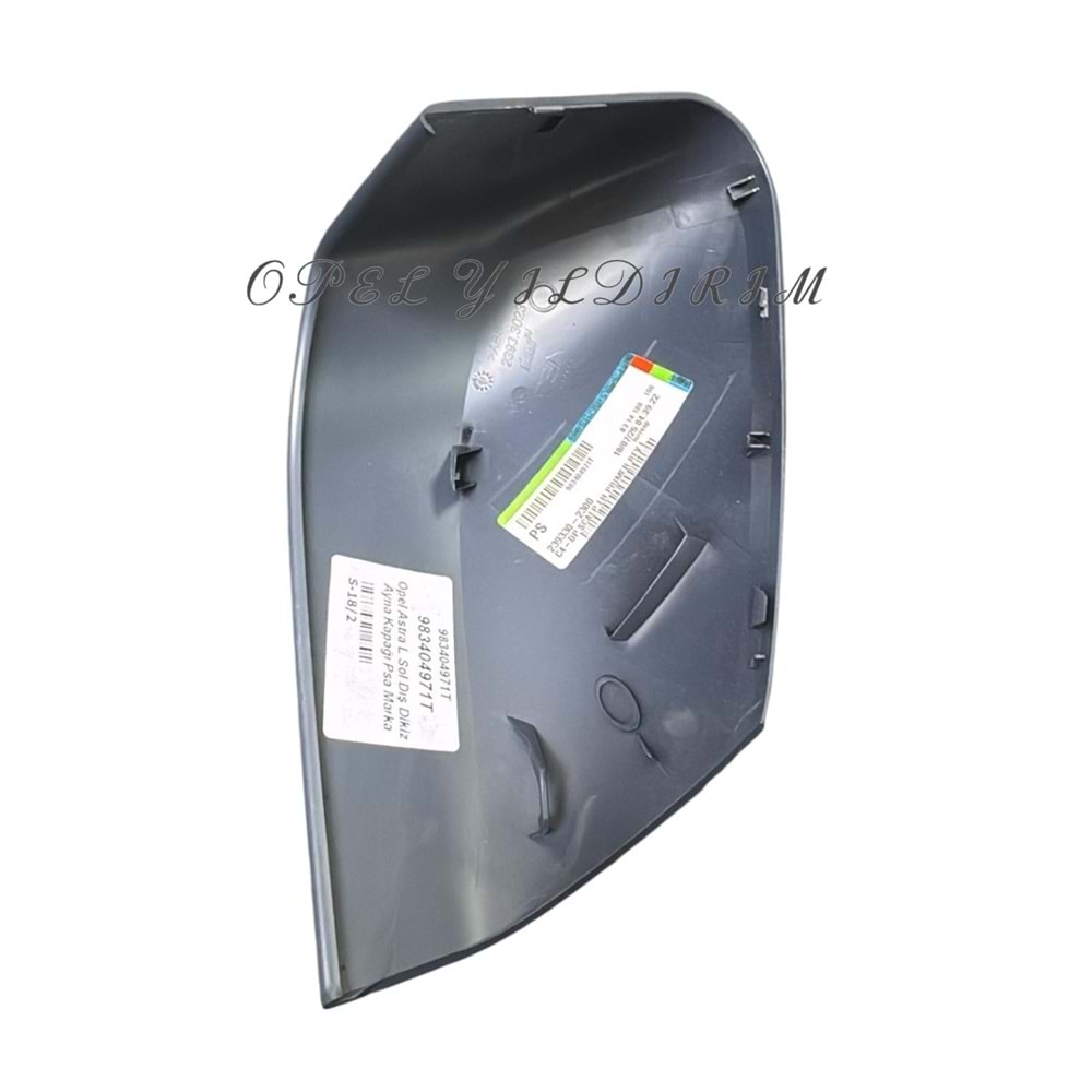 Opel Astra L Sol Dış Dikiz Ayna Kapağı Psa Orjinal 983404971T