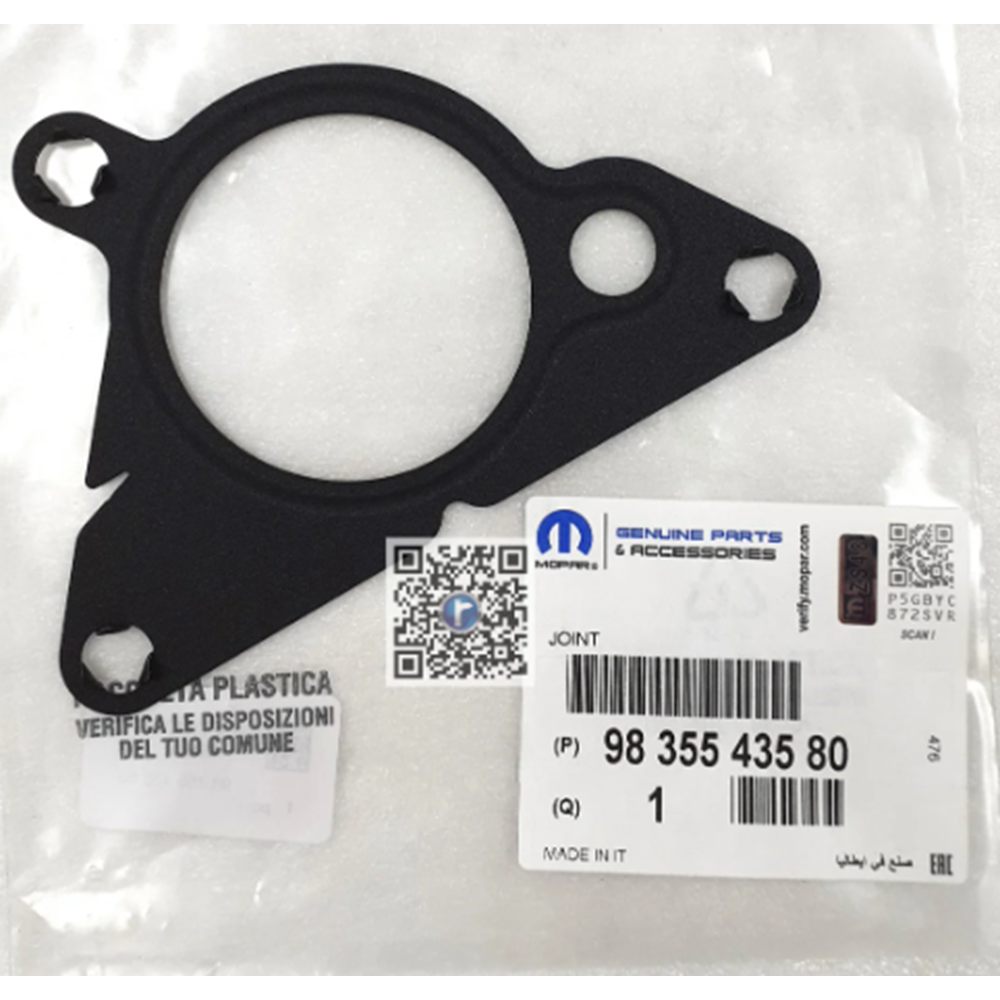 Opel Crossland X Vakum Pompa Contası Psa Orjinal 9835543580