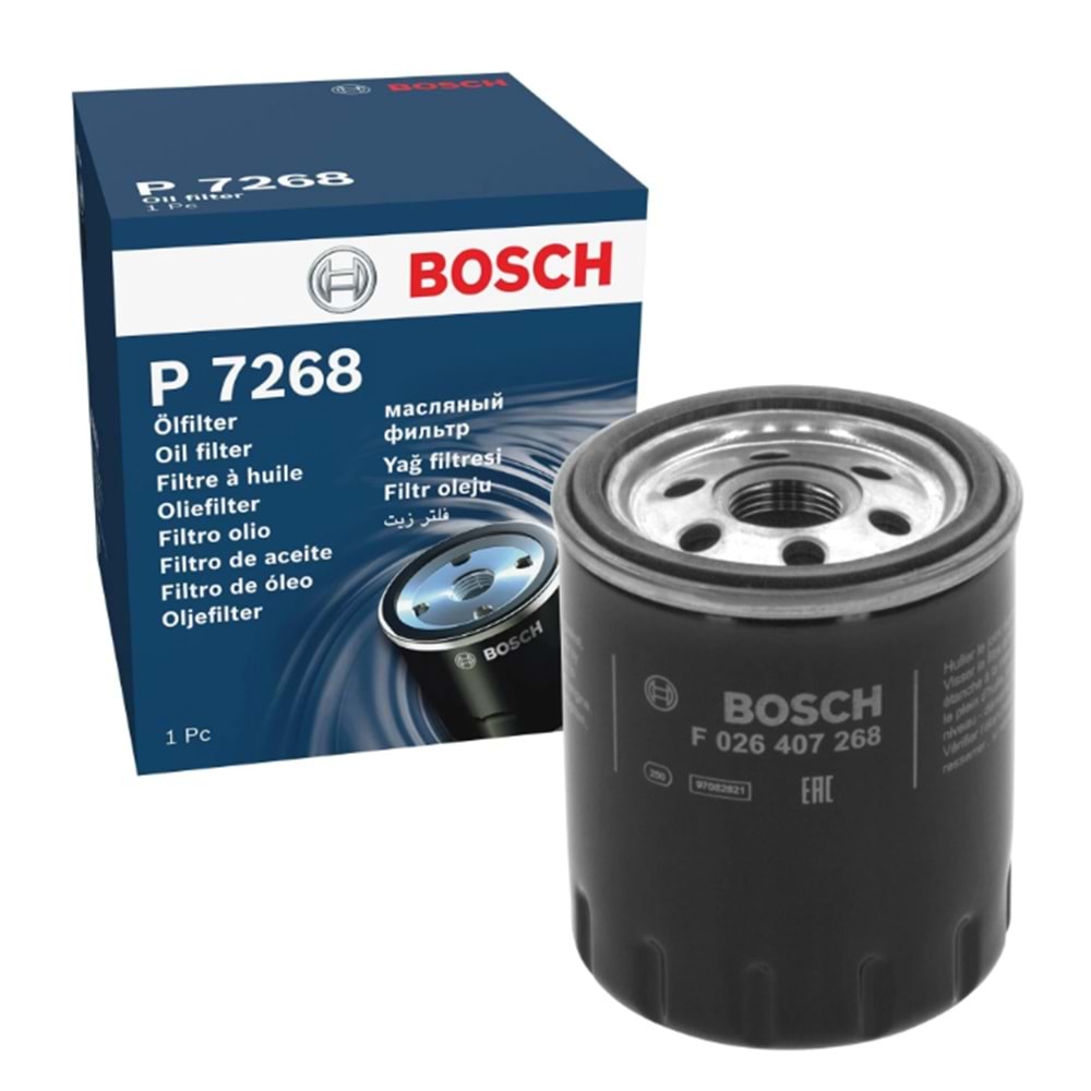 Opel Zafira Life 2.0 Dizel Yağ Filtresi Bosch Marka 9809532380