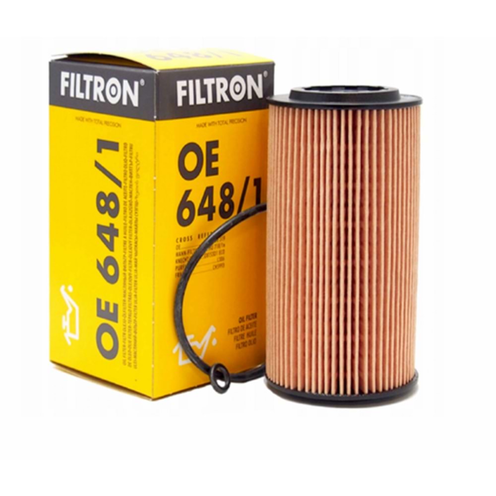 Opel Astra G 2.0 Dizel Motor Yağ Filtresi Fıltron Marka OE648/1