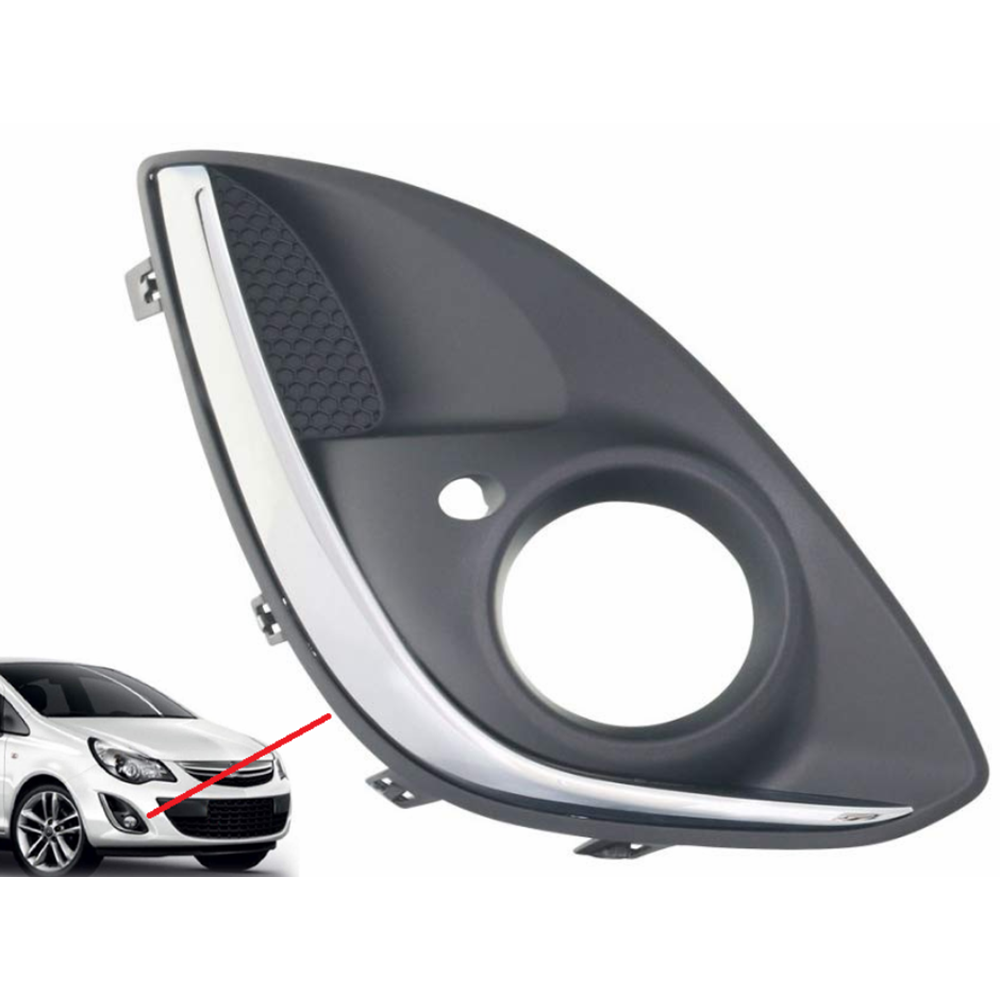 Opel Corsa D Sağ Sis Kapağı Sisli Kromlu İthal Marka 13344799