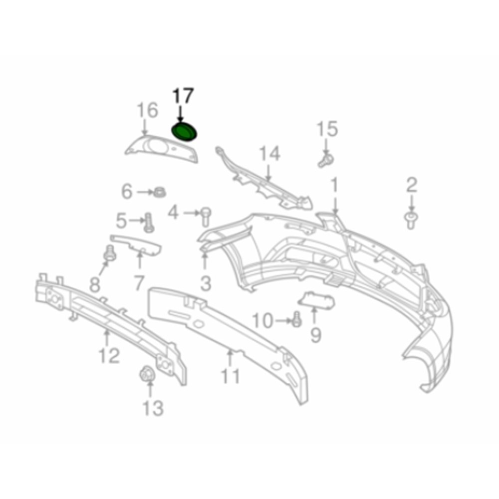 Chevrolet Aveo T255 Sol Sis Kapak Nikelajı Korea Marka 96808147