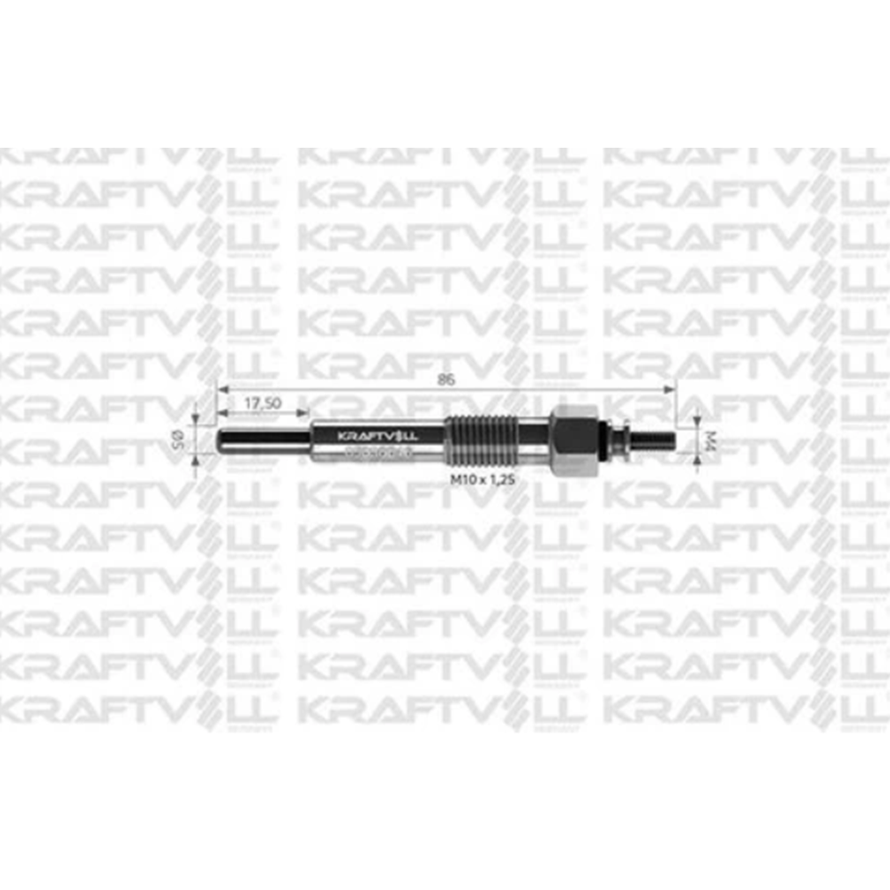 Opel Combo B 1.5 1.7 Dizel Isıtma Bujisi Kraftvoll Marka 1214316