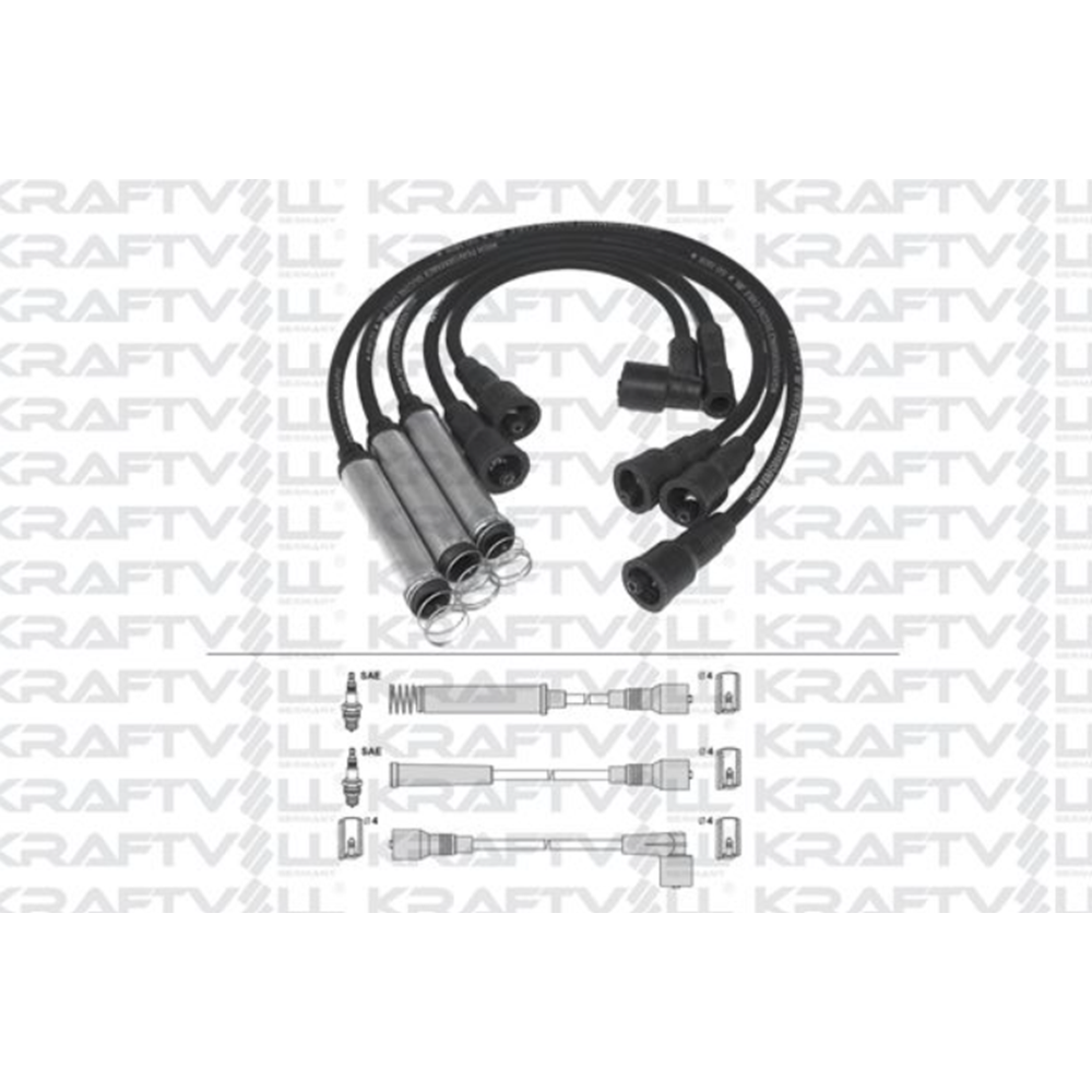 Opel Vectra A 1.8 / 2.0 Buji Kablo Takımı Kraftvoll Marka 1612537