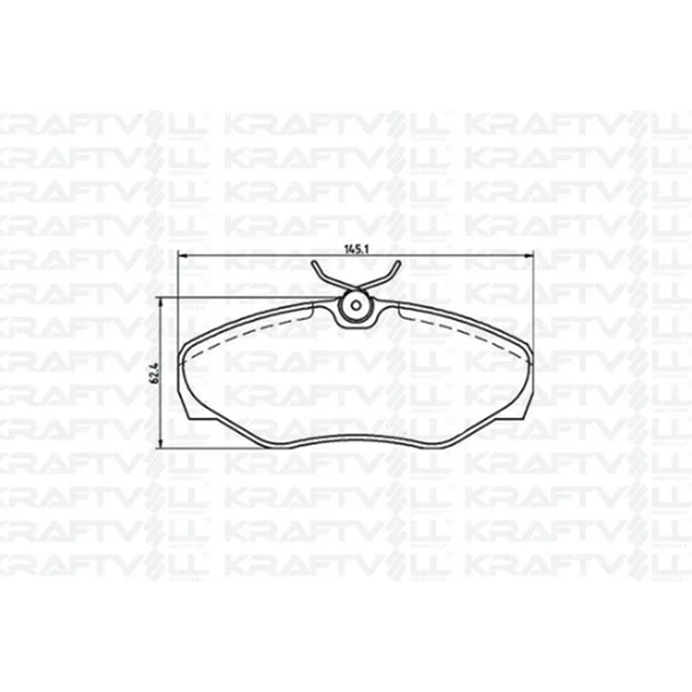 Opel Vivaro A 1.9 Ön Balata Kraftvoll Marka 7701054771