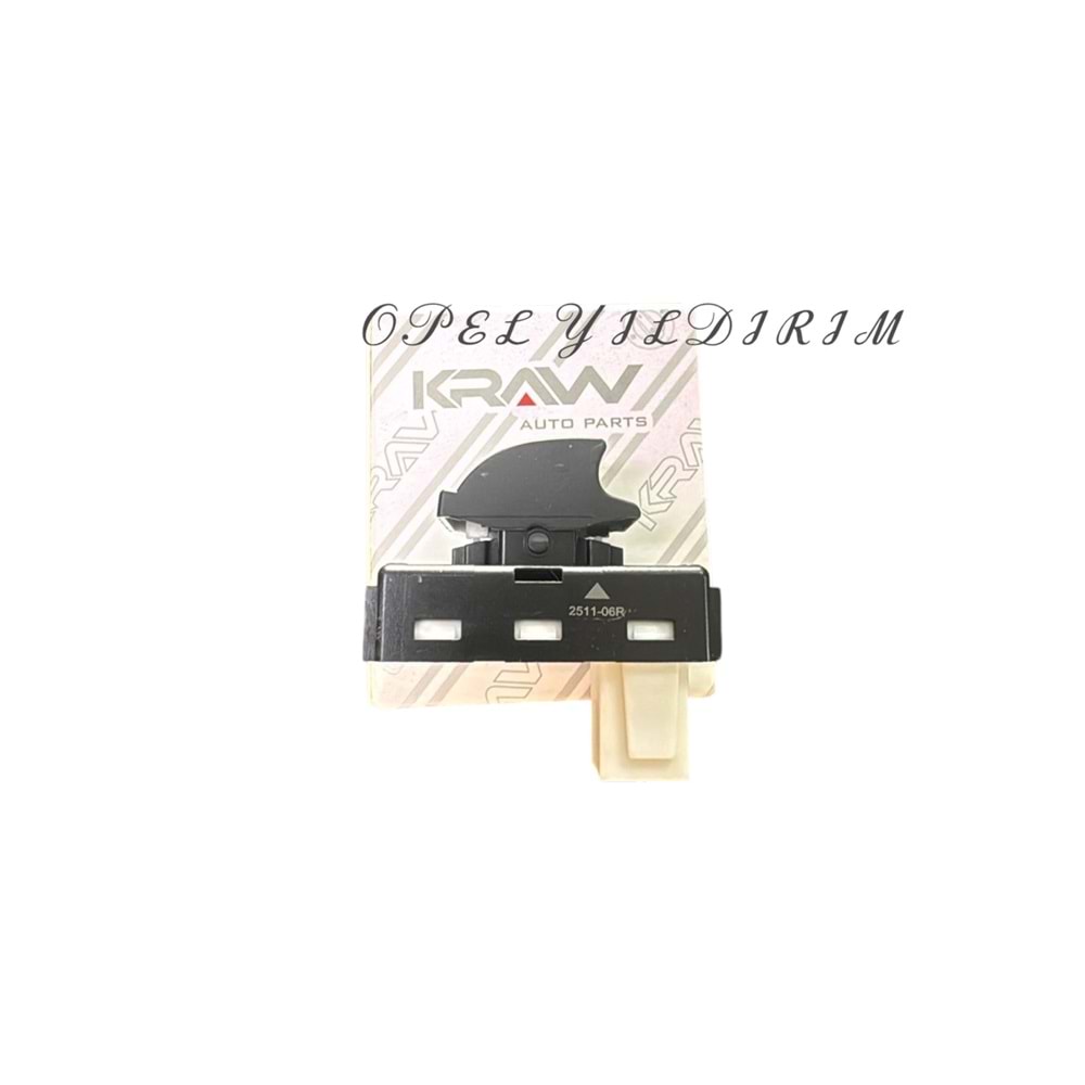 Opel Combo E Ön Cam Açma Düğmesi Tekli Kraw Marka 98044803ZD