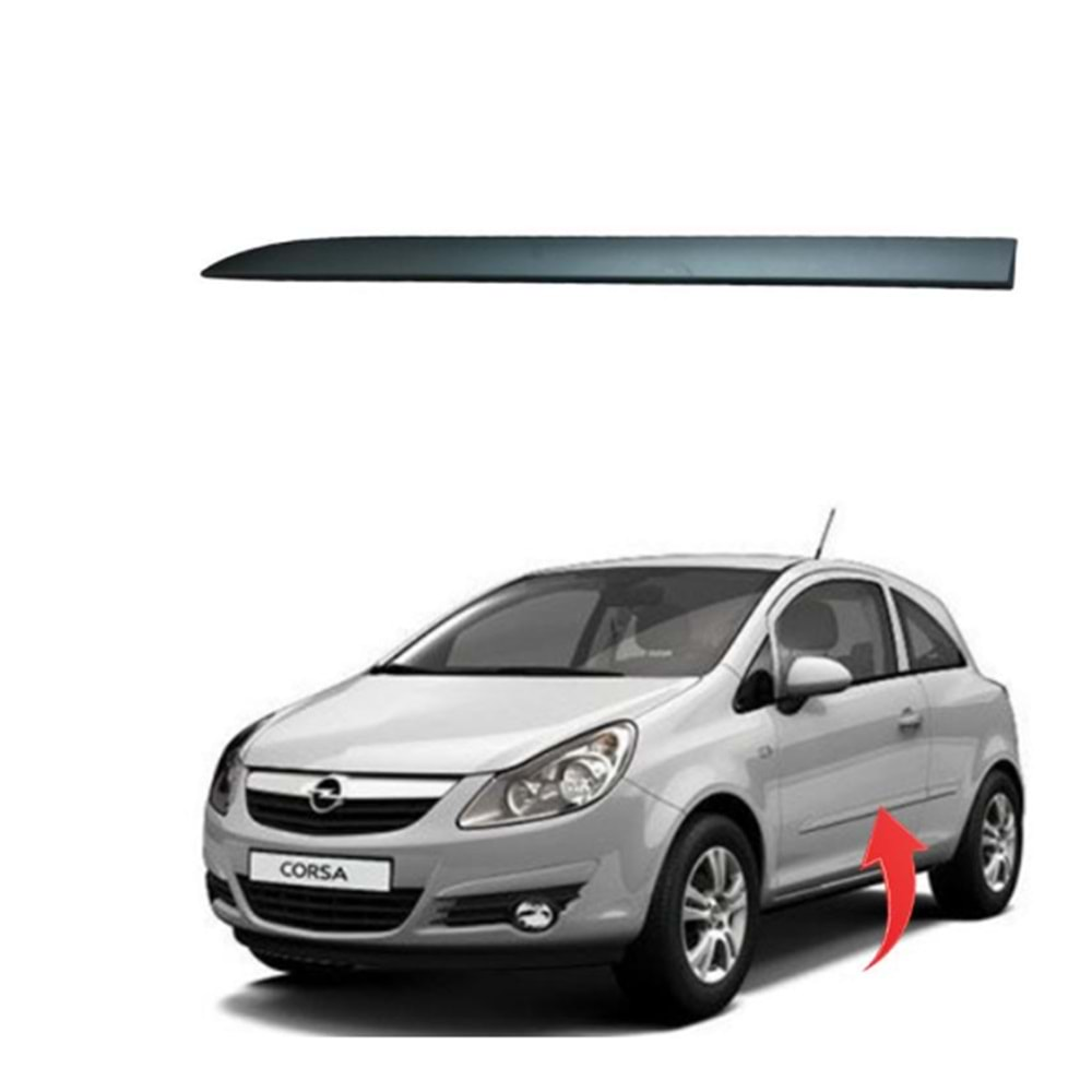 Opel Corsa D Sol Ön Kapı Çıtası Tek Kapılı Astarlı Root Marka 5172435