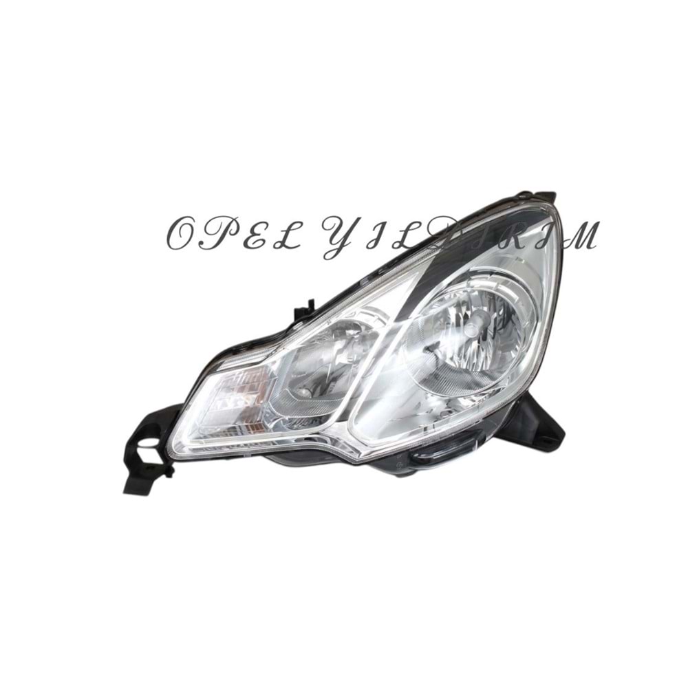 Citroen DS3 Motorlu Füme Sol Ön Far Tyc Marka 1606931680