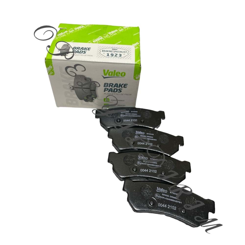 Chevrolet Lacetti Arka Fren Balatası Valeo Marka 96405131