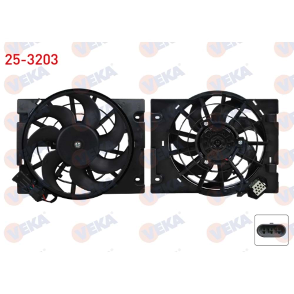 Opel Astra G Klima Fan Motoru Davlumbazlı Veka Marka 1341345