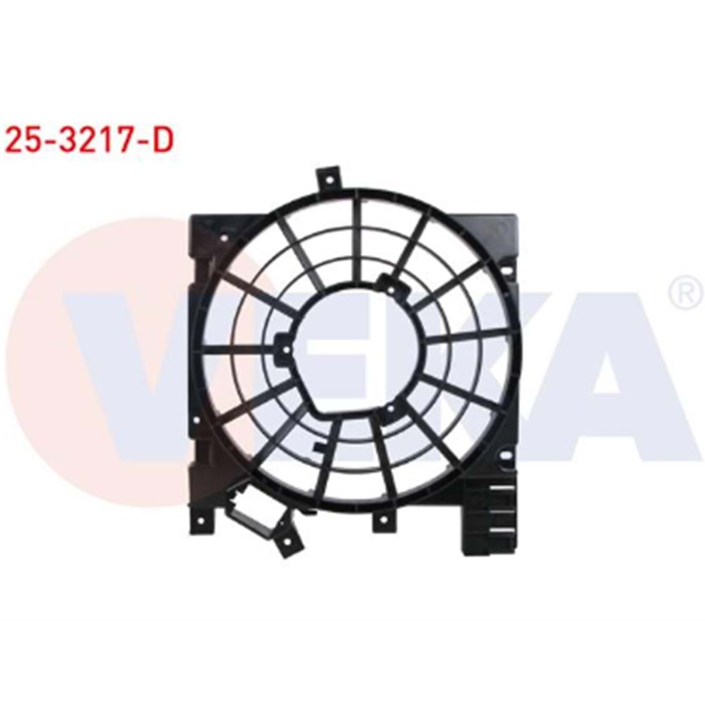Opel Zafira B Radyatör Fan Davlumbazı Veka Marka 13158656
