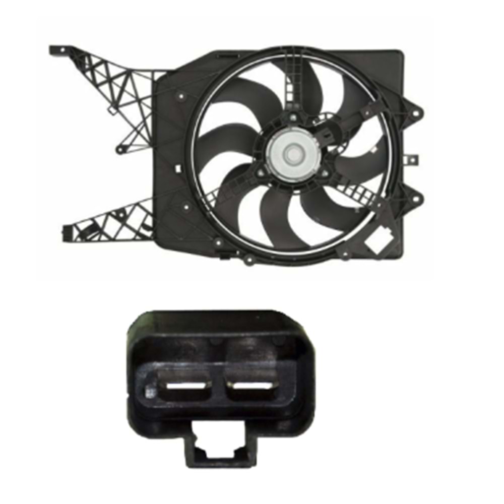 Opel Corsa D 1.3 Dizel Radyatör Fan Motoru Davlumbazlı Tekli Fanlı Veka Marka 1341399