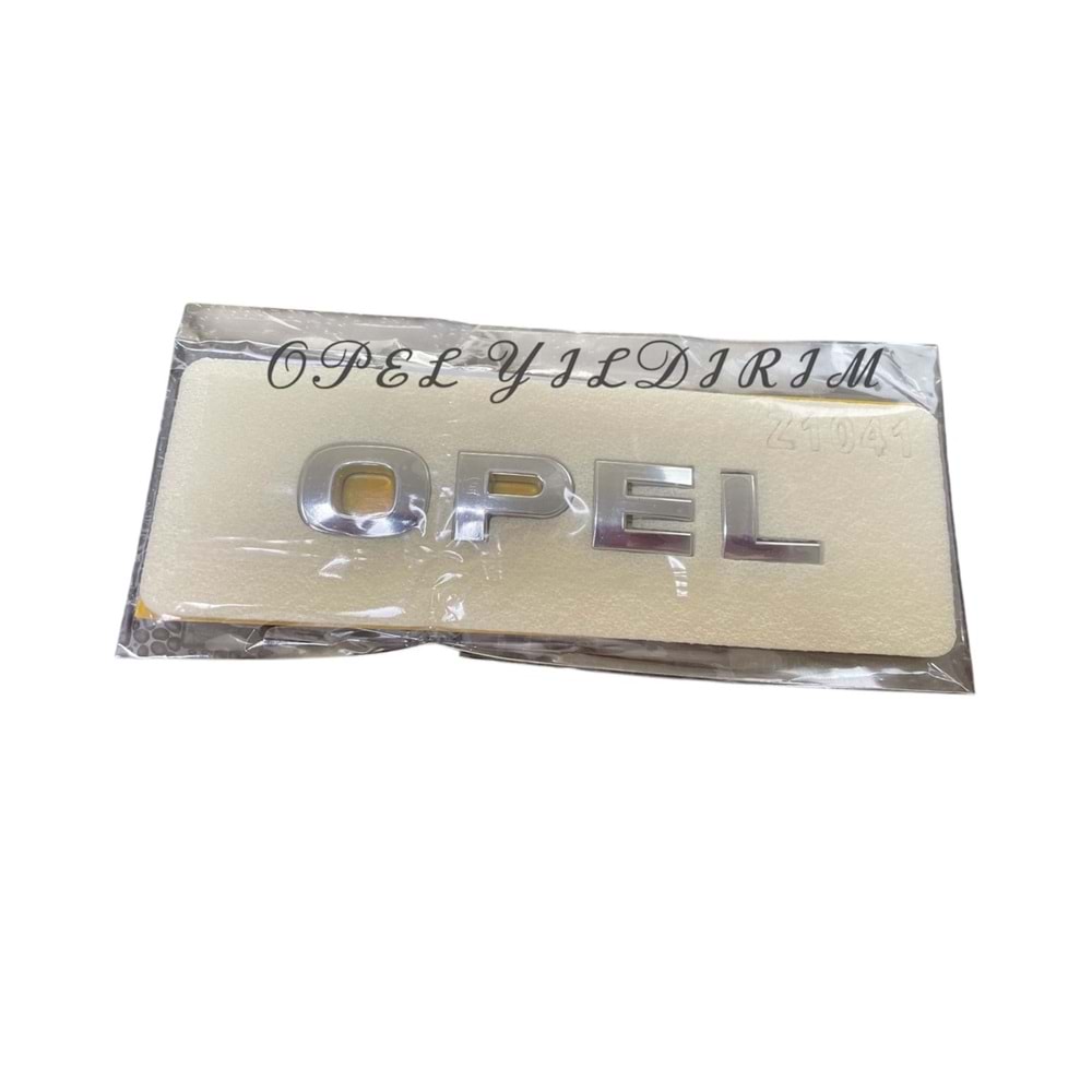 Opel Corsa C Arka Bagaj Kapağı Opel Yazısı Yerli Marka 9196297