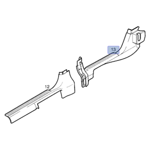 Opel Combo C Sağ Arka Marşpiyel Eşiği İç Bakaliti Gm Orijinal 13231098