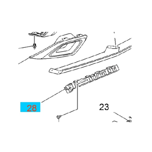 Opel İnsignia A Sw Sol Arka Tampon Braketi Gm Orjinal 20972949