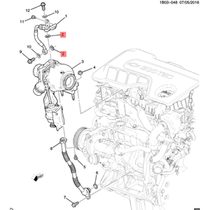 Opel Astra J 1.6 Dizel Turbo Besleme Borusu Rondelası Gm Orjinal 55584486