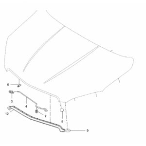 Opel Mokka Motor Kaput Uç Filiti Gm Orjinal 95414448