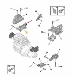 Opel Corsa F Motor Kulak Bağlantı Demiri Gm Orjinal Marka 9811186980