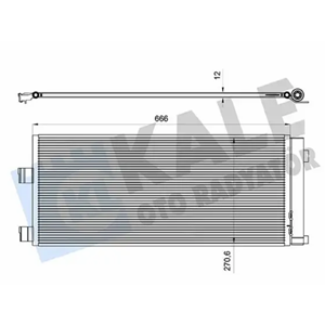 Opel Corsa E 1.4 Klima Radyatörü Kale Marka 39059785