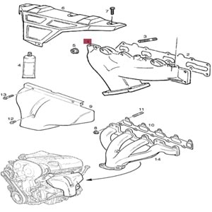 Opel Vectra B Eksoz Manifoldu Delikli Tip Mette Marka 849138