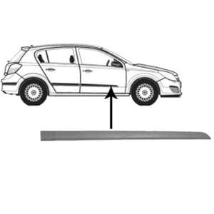 Opel Astra H Sağ Ön Kapı Çıtası Root Marka 172721