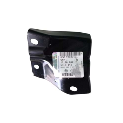 Opel Astra H Sol Ön Çamurluk Braketi Gm Orjinal 93180451