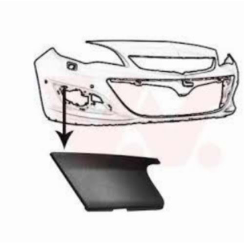 Opel Astra J Sis Çerçeve Kapağı Üst Sağ Büyük Kapak Gm Orjinal 1401027