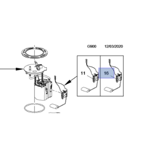 Opel İnsignia B Yakıt Şamandırası Gm Orjinal 84393418
