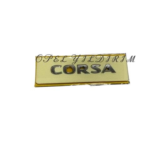 Opel Corsa D Arka Bagaj Corsa Yazısı Gm Orjinal 93188809