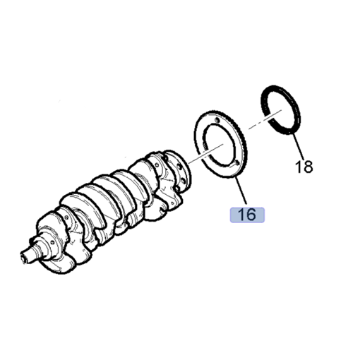 Chevrolet Captiva C100 Krank Okuyucu Sacı Gm Orijinal 96440171