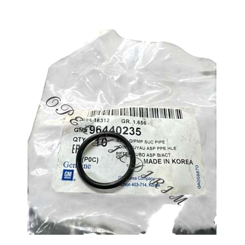 Chevrolet Captiva C100 Yağ Süzgeç Oringi Gm Orjinal 96440235